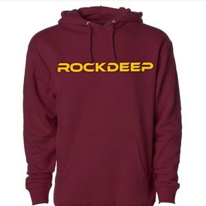 Heavyweight Hooded Drawstring Pullover Sweatshirt